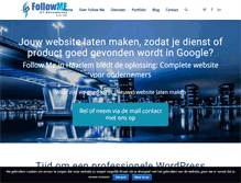 Tablet Screenshot of followme.nl